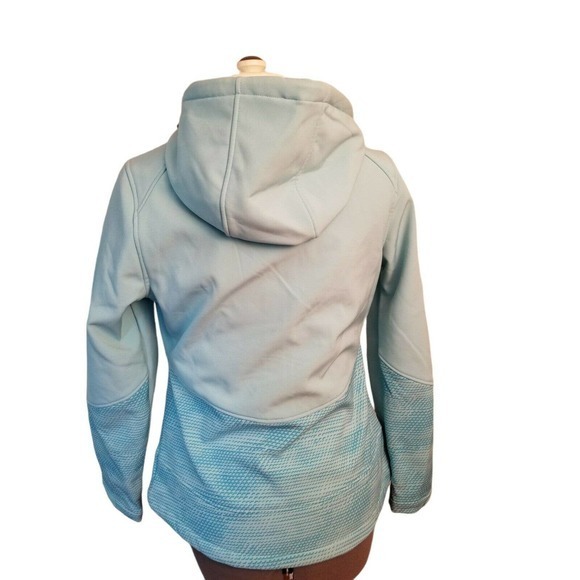 Women's Jacket Fleece with Hooded Long Sleeve Full Zip Warm Jacket Coat‎ Medium - Picture 5 of 5